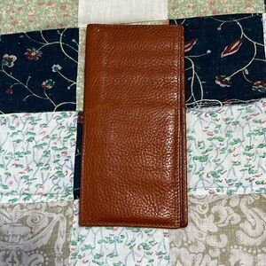 Bally brown breast wallet